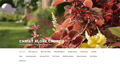 Desktop Screenshot of christalonechurch.com