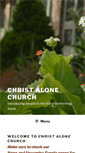 Mobile Screenshot of christalonechurch.com